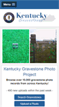 Mobile Screenshot of kentuckygravestones.org