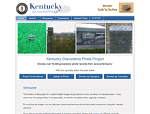 Tablet Screenshot of kentuckygravestones.org